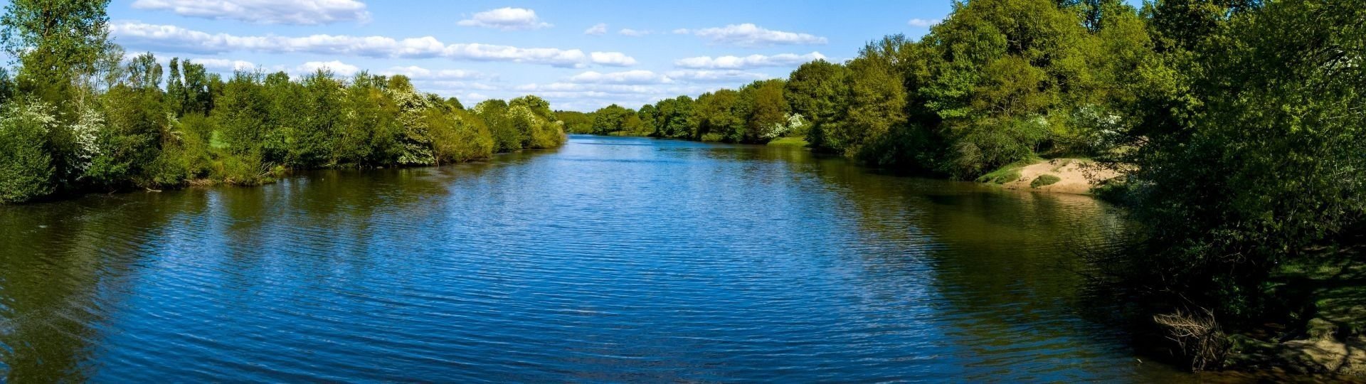 Banner camping hasetal fluss