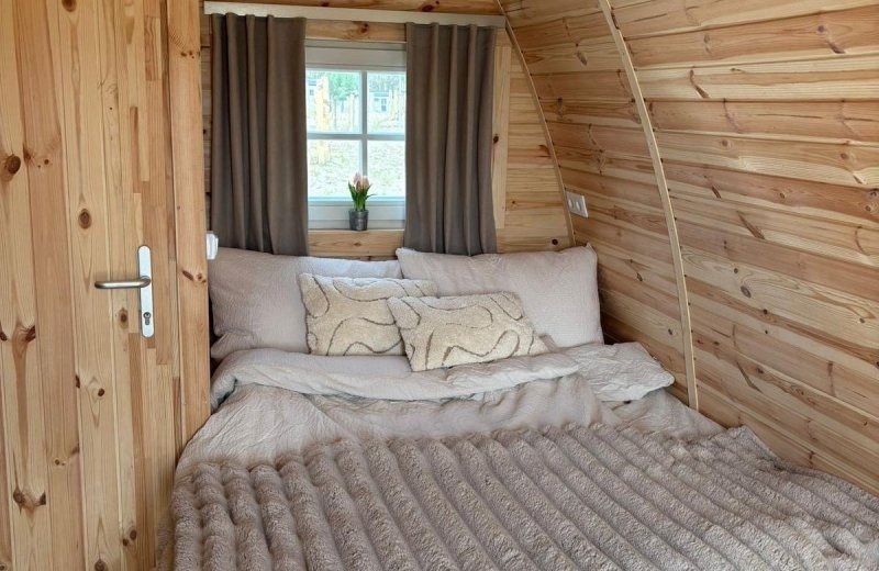 Pod mieten camping im hasetal bett